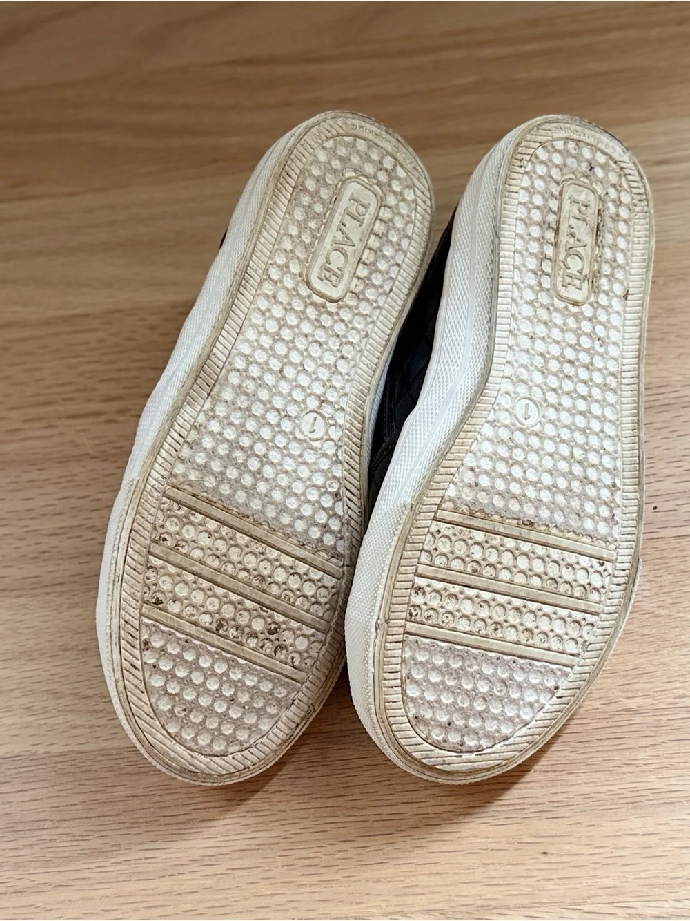 Girls Glitter Quilted Slip On Sneakers - Black , Children’s Place, size 1y
